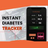 Rastreador de diabetes Poster
