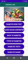 Diabetes Test  & Blood Sugar T poster