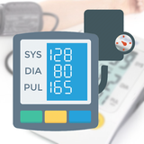 BP Checking Records App – Blood Pressure Meter आइकन