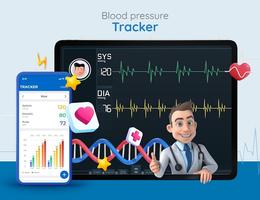 Blood Pressure Tracker Affiche