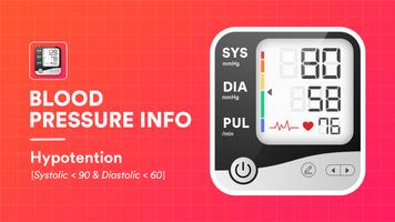 Blood Pressure App: Log Diary Plakat