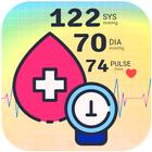 Blood Pressure Blood Sugar App icono