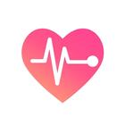 Blutdruck-App : Herzfrequenz Zeichen