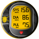 Blood Pressure Monitor : Scan Check Test Log أيقونة