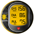 Blood Pressure Monitor : Scan Check Test Log Zeichen