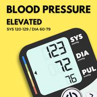 Blood Pressure App: BP Monitor capture d'écran 1