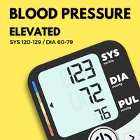 Blood Pressure App: BP Monitor imagem de tela 1