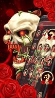Bloody Rose Skull Theme تصوير الشاشة 2