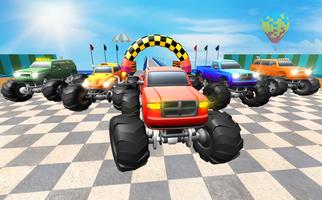 Monster Truck Stunts Race تصوير الشاشة 1