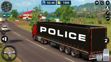 Police Truck Plane Transporter screenshot 1