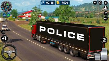 Police Truck Plane Transporter скриншот 1