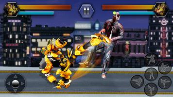 "Robot vs combat super kung fu zombies- " capture d'écran 2