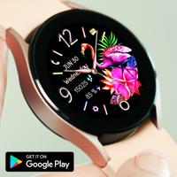 Flamingo Bloom Analog постер