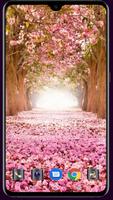 Blooming Tree Wallpaper poster