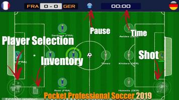 Pocket Professional Soccer capture d'écran 1