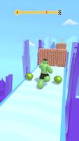 Blob Man Runner: Jeux Blob 3D Affiche