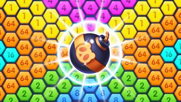 Merge Number - Hexa Puzzle ảnh chụp màn hình 2