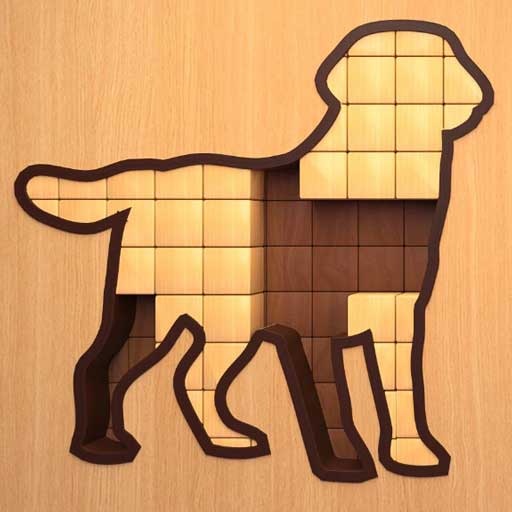 Holzblock Jigsaw Gehirnpuzzle