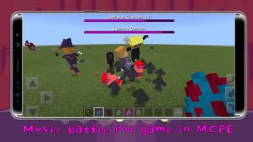 Music battle fnf game in MCPE تصوير الشاشة 1