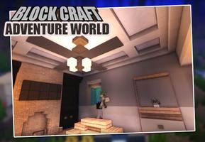 block world adventure craft 3d explore poster