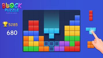 Puzzle block blast  Brain Game Plakat