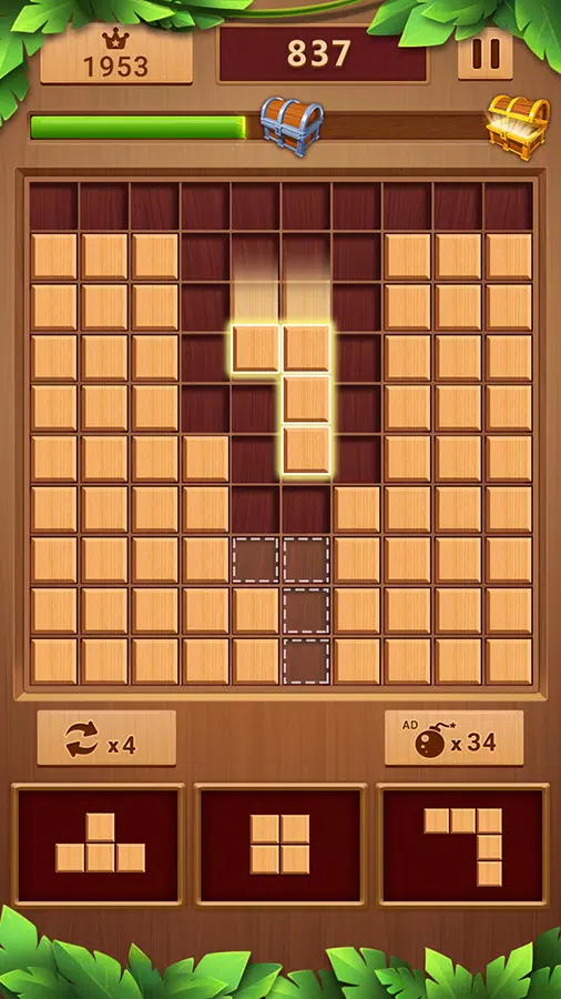 Wood Puzzle App: Jogo gratuito de quebra-cabeça que paga via Pix