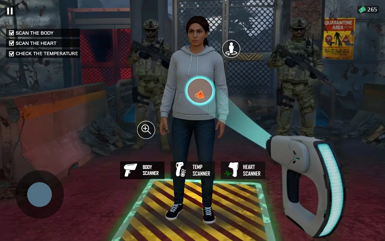 Border Scan Survival Zone Game