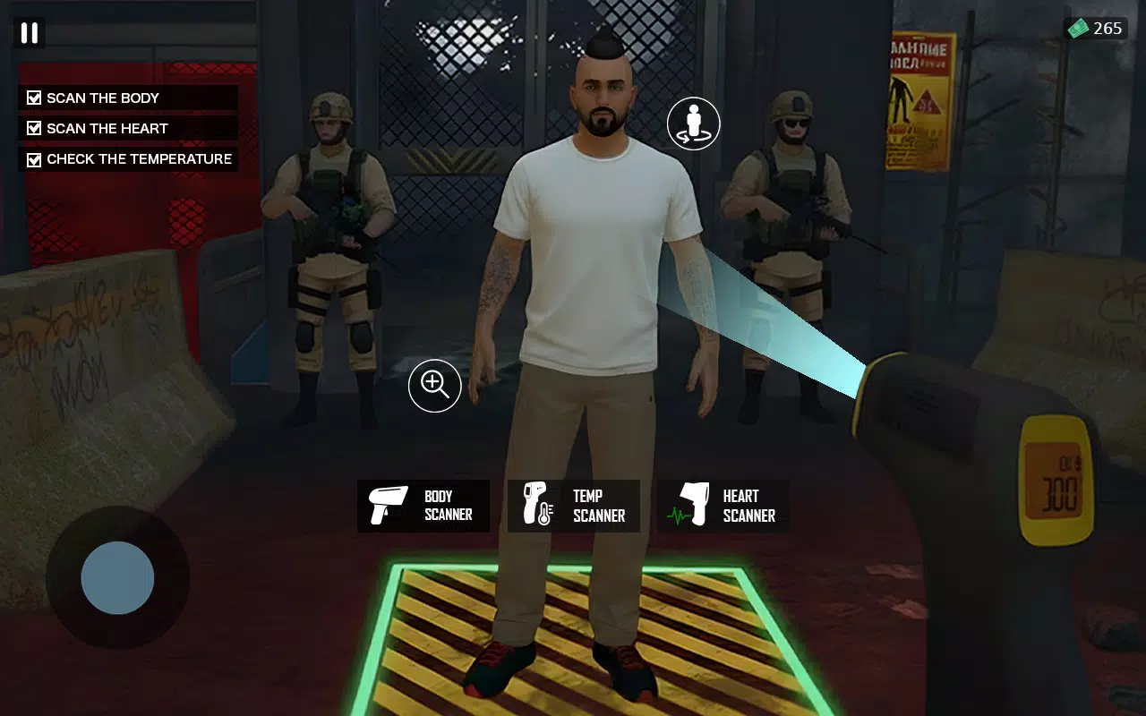 Border Scan Survival Zone Game