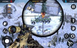 Winter Mountain Sniper capture d'écran 2