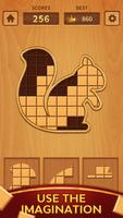 Wood Block Brain Test Poster