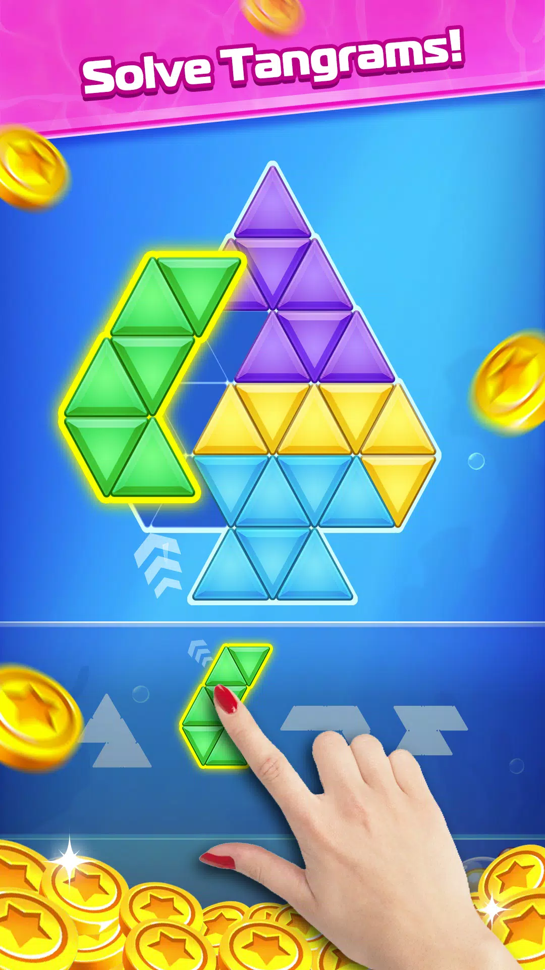 Tangram Puzzle Jogo Poligrama versão móvel andróide iOS apk baixar