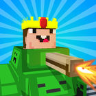 Blocky Tank 3D: noob vs zombie biểu tượng
