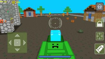 Blocky Tank 3D: noob vs zombie ảnh chụp màn hình 3