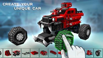 Blocky Cars online games Plakat