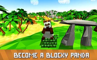 Blocky Panda Simulator - be a  poster