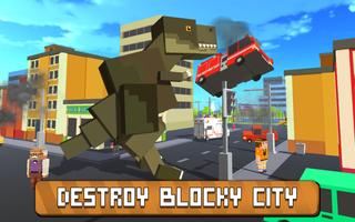 Blocky Zilla: City Crush screenshot 1