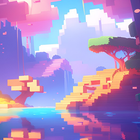 Kawaii World mod for Minecraft Zeichen