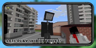 Skibidi Toilet Minecraft Mod ảnh chụp màn hình 2