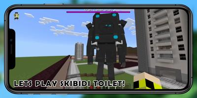 Skibidi Toilet Minecraft Mod ảnh chụp màn hình 3