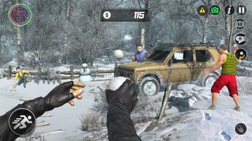 Jogos de Inverno de Luta com Cartaz