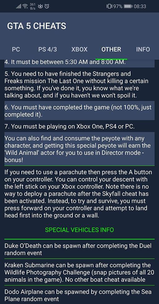 Cheats code collection for GTA 5 APK pour Android Télécharger Cheats code collection for GTA 5 APK pour Android Télécharger