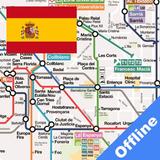 Icona Barcelona Metro Bus - TMB map 