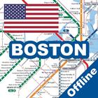Boston Subway Bus Map Offline icon