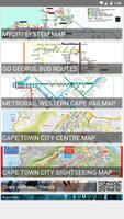 CAPE TOWN MYCITI BUS ROUTE MAP Plakat