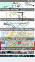 CAPE TOWN MYCITI BUS ROUTE MAP постер