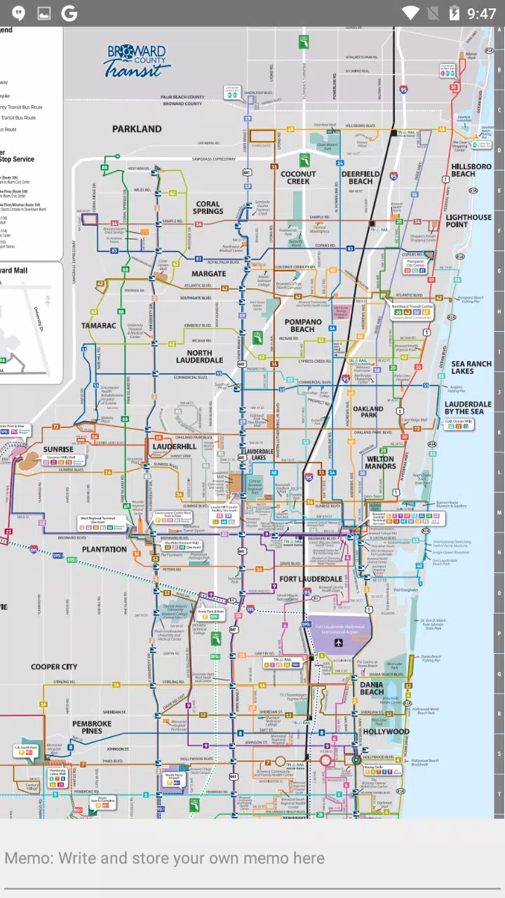 Broward County Transit Map Fort Lauderdale Map Offline Broward County Transit For Android - Apk  Download