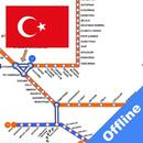 Antalya Airport Tram and Rail Map offline APK