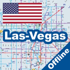 Las Vegas Travel Map Offline أيقونة