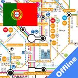 Lisbon Metro LX Map Offline