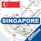 SINGAPORE METRO & TRAVEL GUIDE icône